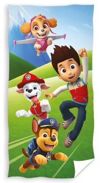 Carbotex osuška Tlapková Patrola Vždy ve Střehu 70x140 cm