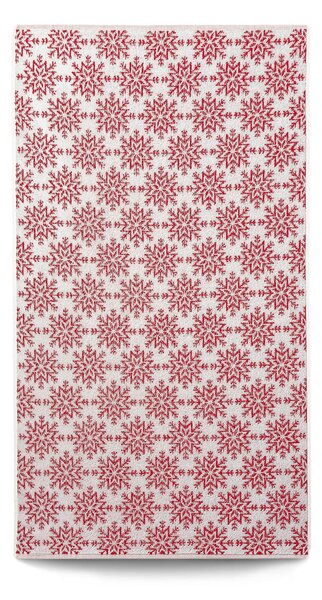 Ručník Veba ZARA Vločky červená Velikost: 55x100 cm