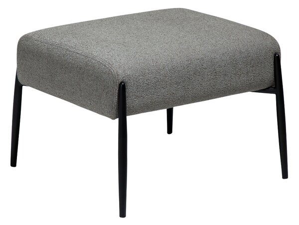 ​​​​​Dan-Form Šedá bouclé podnožka DAN-FORM Glam 55 x 51 cm