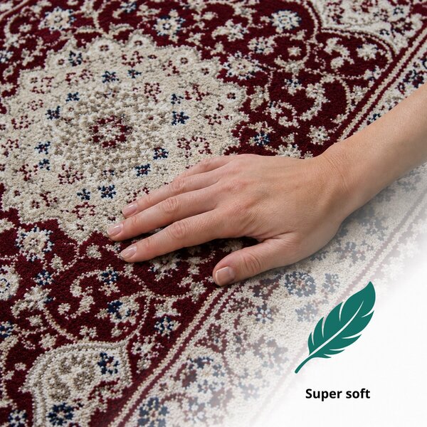 Angel Carpet, Kusový koberec Sultan 12 Red, 80x150, červená, kancelář