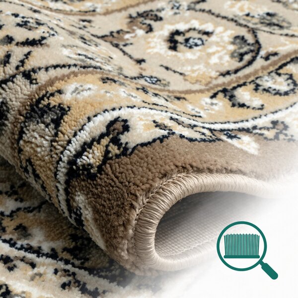 Angel Carpet, Kusový koberec Sultan 42 Beige, 80x150, béžová, kancelář