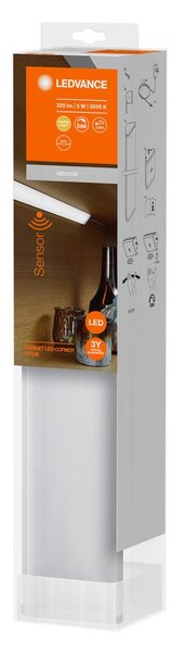 Rohové LED svítídlo pod linku CABINET 350, teplá bílá