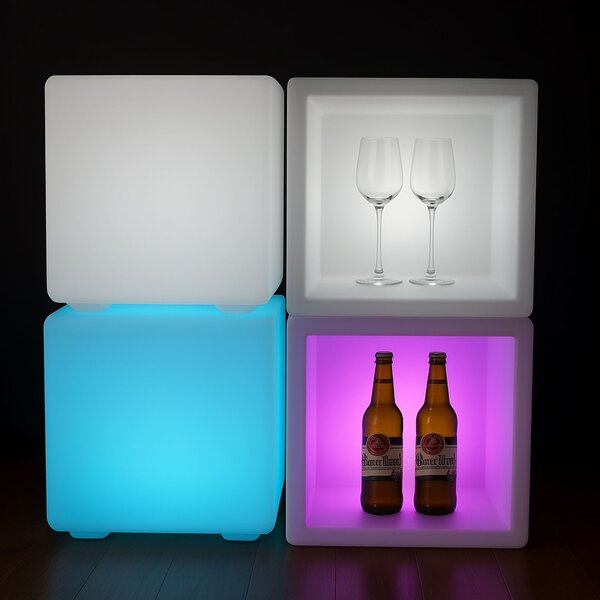 Svítící LED koule 30 cm – 6 RGB + 3 bílé