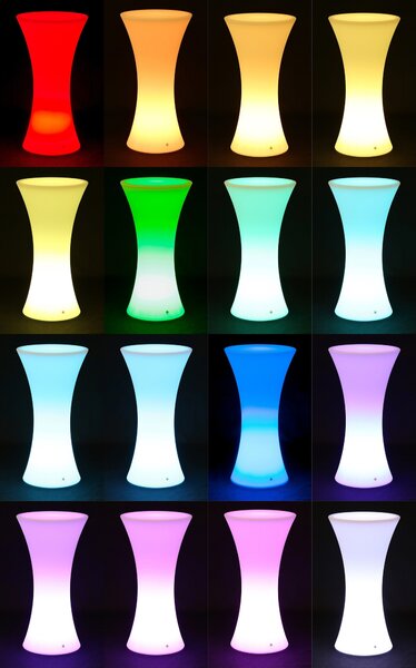 LED svítící stůl, 116 x 40 cm