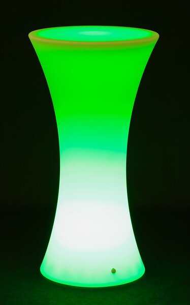LED svítící koktejlový stůl, 110 x 58 cm