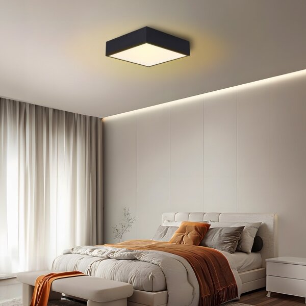 Immax NEO 07237L - LED Stmívatelné stropní svítidlo CANTO 22W/230V černá Tuya+DO
