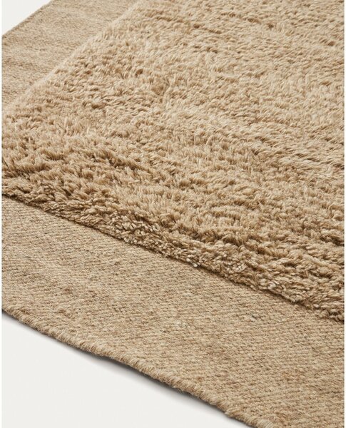 Béžový vlněný koberec 160x230 cm Marely – Kave Home