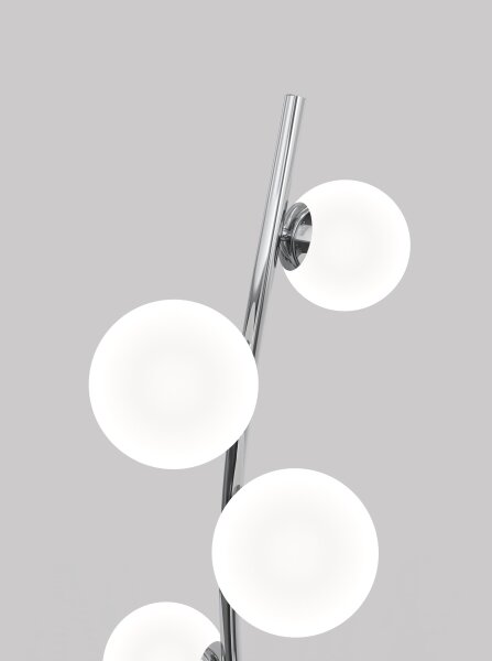 Wofi 3014-907 - LED Stojací lampa NANCY 9xG9/3,5W/230V lesklý chrom