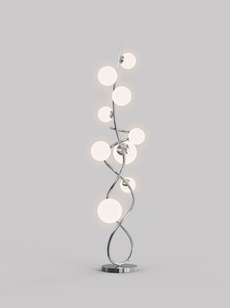 Wofi 3014-907 - LED Stojací lampa NANCY 9xG9/3,5W/230V lesklý chrom