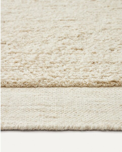 Bílý vlněný koberec 160x230 cm Marely – Kave Home
