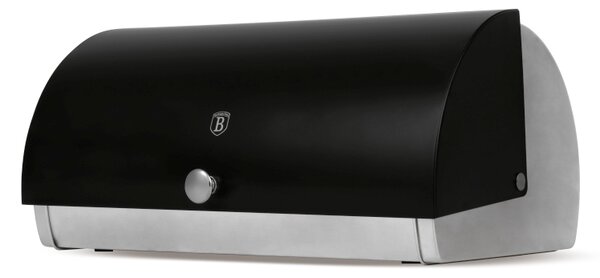 Chlebník a sada dóz na potraviny 4 ks Matte Black Collection