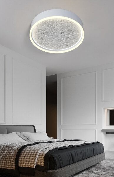 Wofi 9002-103M - LED Stmívatelné stropní svítidlo BORDEAUX LED/37W/230V stříbrná