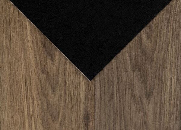 Breno PVC BLACKTEX Gambel Oak 666D - tmavě hnědé dřevo, šíře 100 cm