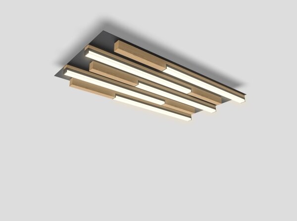 Wofi 9031-506S - LED Stmívatelné stropní svítidlo PALERMO LED/34W/230V dřevo