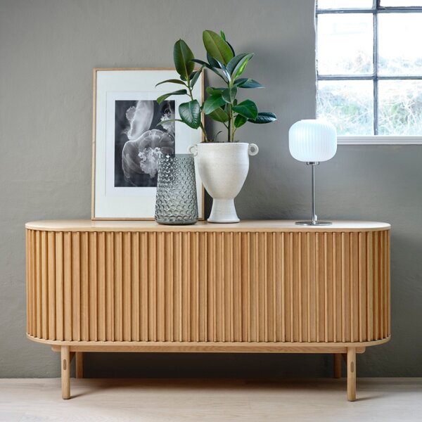 Unique Furniture Dubová komoda Carno 160 x 45 cm