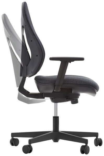 OTOČNÁ ŽIDLE, síťovina, antracitová, černá Dieter Knoll - Online Only kancelářské židle, Online Only