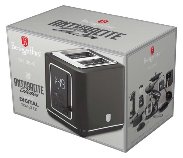 Topinkovač digitální nerez ocel Antracit Collection