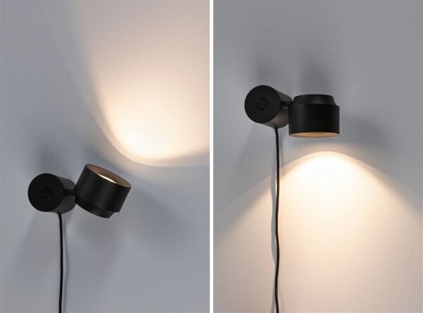 Paulmann 79776 - LED/3W Stmívatelné nástěnné svítidilo 2v1 PURIC PANE 230V