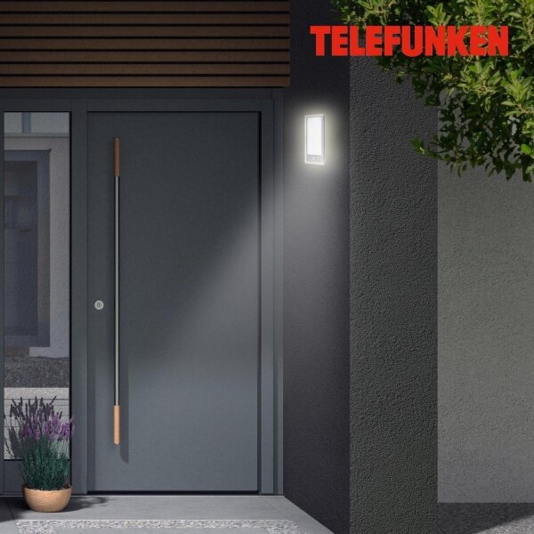 Telefunken 313904TF-LED Venkovní nástěnné svítidlo se senzorem LED/16W/230V IP44