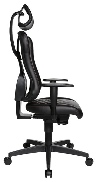 OTOČNÁ ŽIDLE, vzhled kůže, černá Dieter Knoll - Online Only kancelářské židle, Online Only