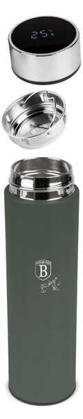 Chytrá termoska s ukazatelem teploty 0,5 l Matte Green Collection