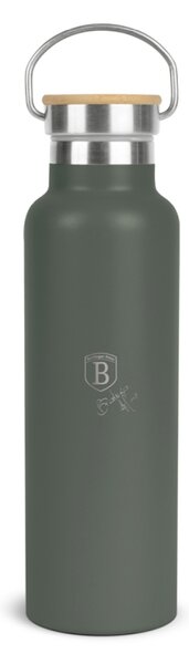 Termoska lahev s dvojitou stěnou nerez 0,6 l Matte Green Collection