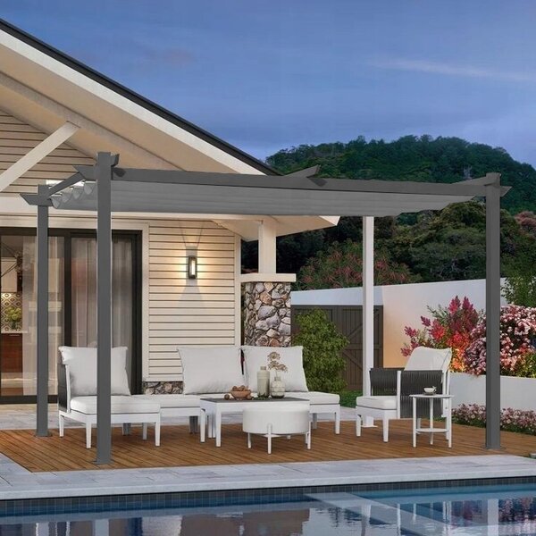 TRENDIE Pergola šedá 3x3m