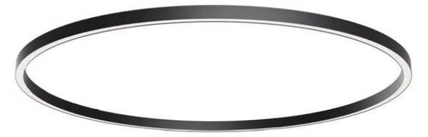 Arelux AM04NW SBK Xambit, černé stropní/závěsné kruhové svítidlo, 97W LED 4000K, prům. 154cm