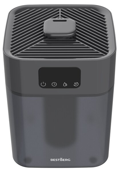 Ultrazvukový zvlhčovač vzduchu BestBerg BBAH-10G / 22 W / 5,5 l / 300 ml/h / šedá