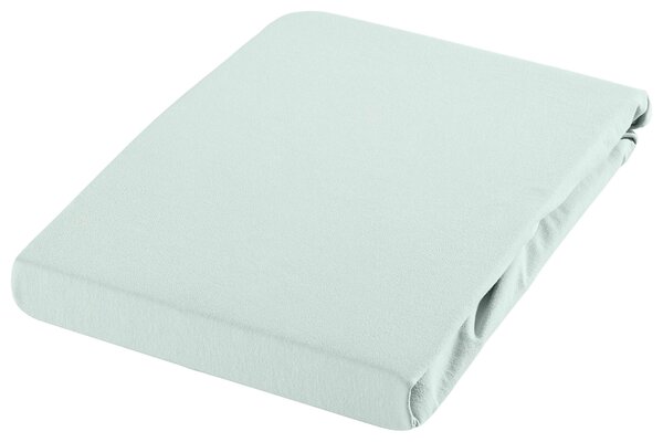 ELASTICKÉ PROSTĚRADLO, žerzej, mátově zelená, 90-100/200-220 cm Novel - Prostěradla, Online Only
