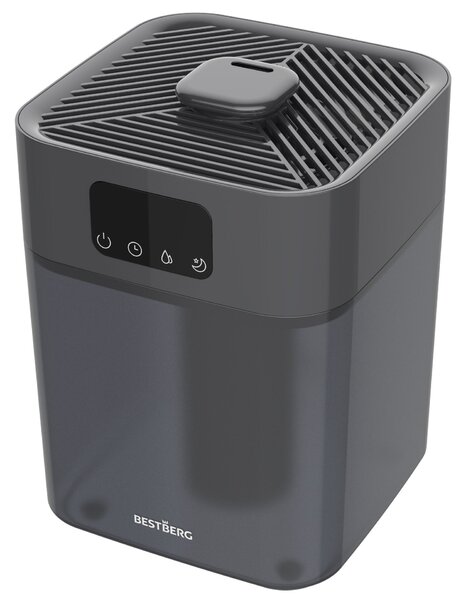 Ultrazvukový zvlhčovač vzduchu BestBerg BBAH-10G / 22 W / 5,5 l / 300 ml/h / šedá