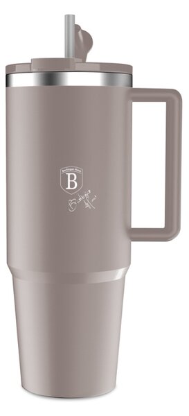 Termohrnek s dvojitou stěnou BerlingerCup 1 l Taupe Collection
