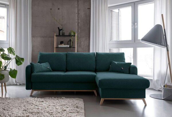 ROHOVÁ SEDAČKA, textil, tyrkysová MID.YOU - Sedací soupravy, Online Only