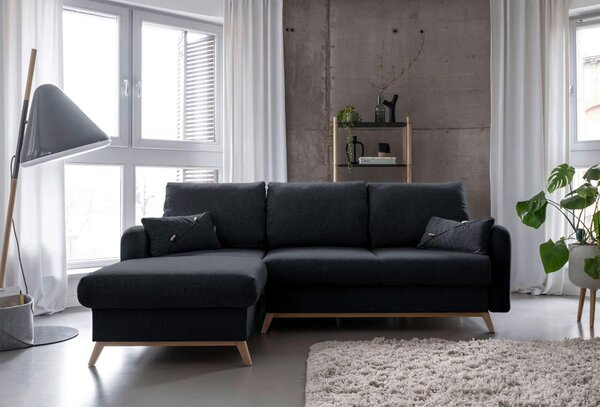 ROHOVÁ SEDAČKA, textil, tmavě šedá MID.YOU - Sedací soupravy, Online Only