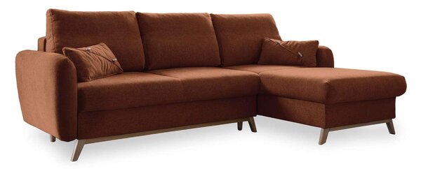 ROHOVÁ SEDAČKA, textil, terracotta MID.YOU - Sedací soupravy, Online Only