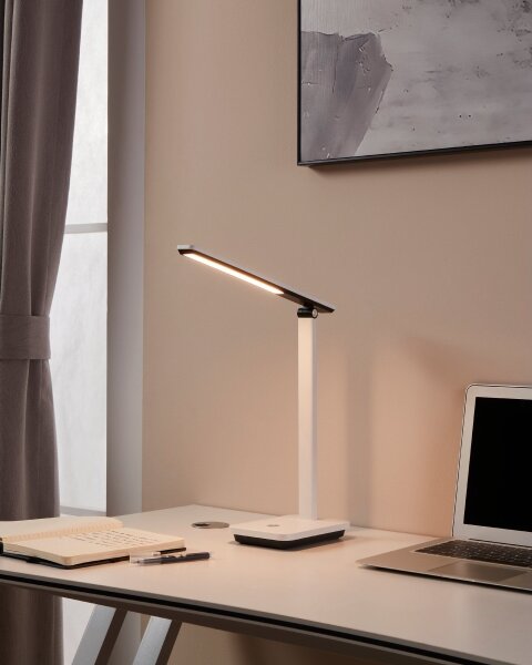 Eglo 900956-LED Stmívatelná nabíjecí stolní lampa INIESTA 3,6W/5V 1800mAh bílá