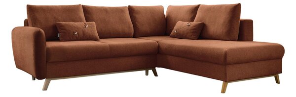 ROHOVÁ SEDAČKA, textil, terracotta MID.YOU - Sedací soupravy, Online Only