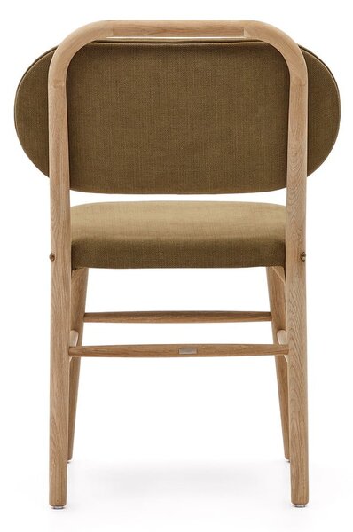 Khaki jídelní židle v sadě 2 ks Helda – Kave Home