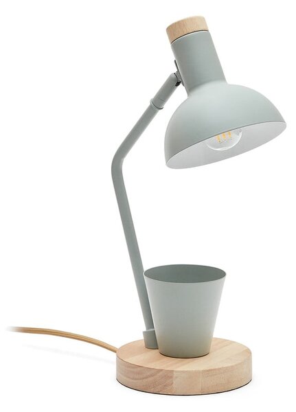 Stolní lampa v mentolové barvě s kovovým stínidlem (výška 37 cm) Katia – Kave Home