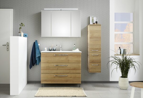 MIDI SKŘÍŇKA, barvy dubu, 30/123/33 cm Xora - Koupelnové série