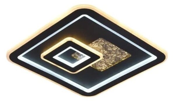 LED Stmívatelné stropní svítidlo LED/110W/230V černá + dálkové ovládání