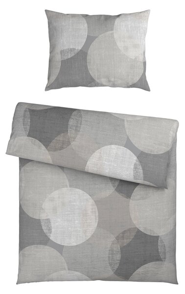POVLEČENÍ, flanel, antracitová, 140/220 cm Esposa - Povlečení