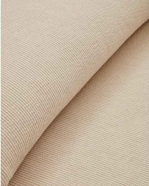Béžový bavlněný přehoz na dvoulůžko 180x250 cm Bedar – Kave Home