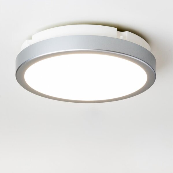 Brilagi - LED Koupelnové stropní svítidlo PERA 18W/230V pr. 22 cm IP65 stříbrná
