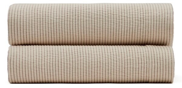 Béžový bavlněný přehoz na dvoulůžko 180x250 cm Bedar – Kave Home