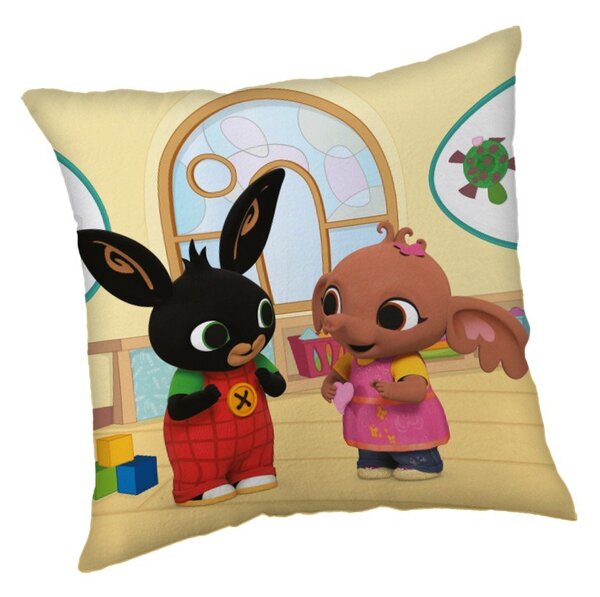 Dětský polštářek 40x40 cm Bing Bunny – Jerry Fabrics