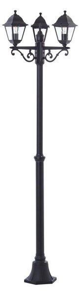 Brilliant - Venkovní lampa NISSIE 3xE27/60W/230V 187,5 cm IP44 černá
