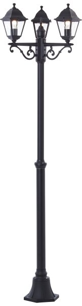Brilliant - Venkovní lampa NISSIE 3xE27/60W/230V 187,5 cm IP44 černá