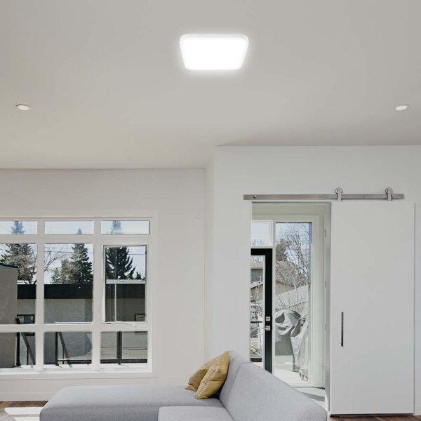 LED Koupelnové stropní svítidlo se senzorem LED/18W/230V 4000K IP44 bílá