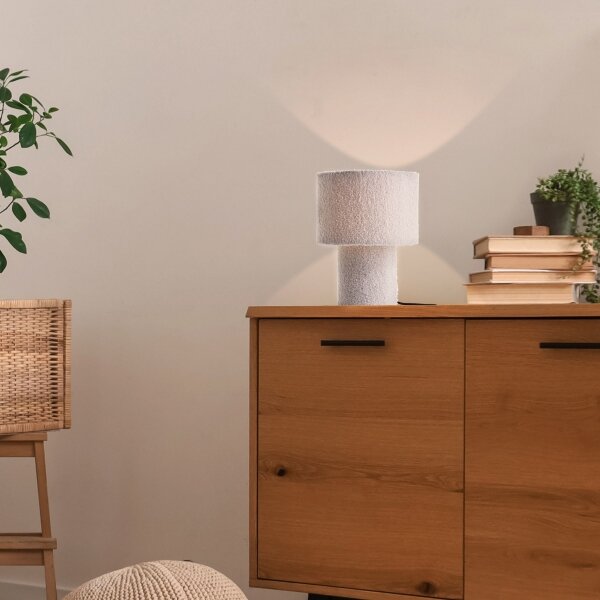 Brilliant - Stolní lampa TEDDY 1xE27/20W/230V šedá